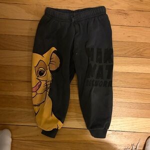 Zara Lion King Kids Graphic Joggers
